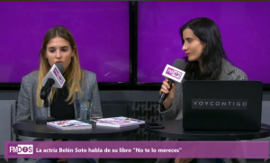 Belén Soto presentó su libro "No te lo mereces" en FMDOS