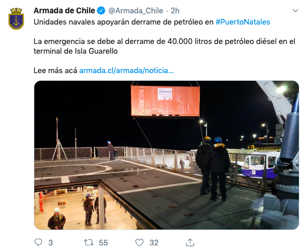 Twitter Armada de Chile