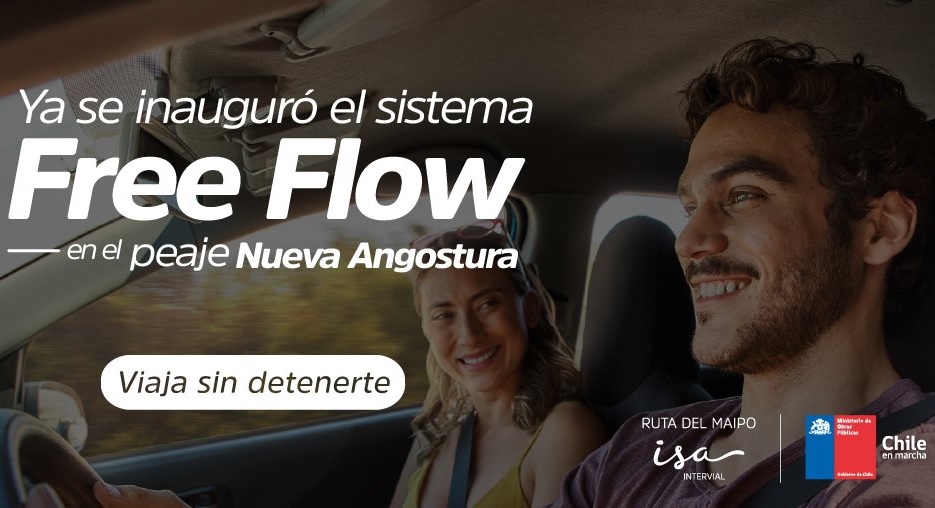 Ya está funcionando: inauguran sistema free flow en peaje Nueva Angostura