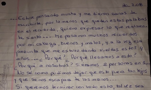 Carta de una mujer antes de terminar su matrimonio se hizo 