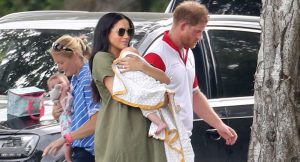 Meghan Markle y Harry hacen su primera aparición en un evento público con Archie