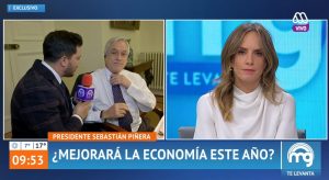 El gesto de Sebastián Piñera con reportero de "Mucho gusto": 'No me la mire a huevo'