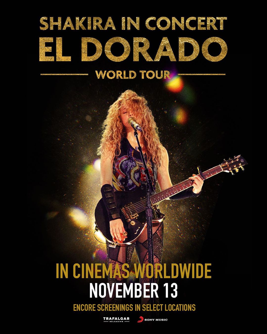 Shakira llega al cine con el dorado 