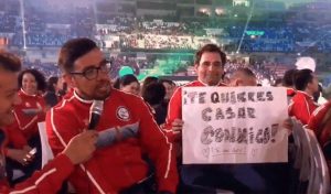 Deportista hace una romántica propuesta a su novia en los Juegos Parapanamericanos