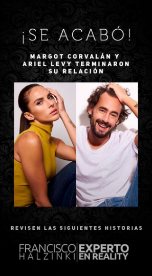 Ariel y Margot terminaron