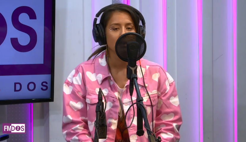 Denise Rosenthal visitó los estudos de #VoyContigo en FMDOS