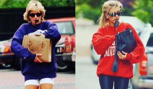 Hailey Bieber recreó icónicos look de la princesa Diana para Vogue