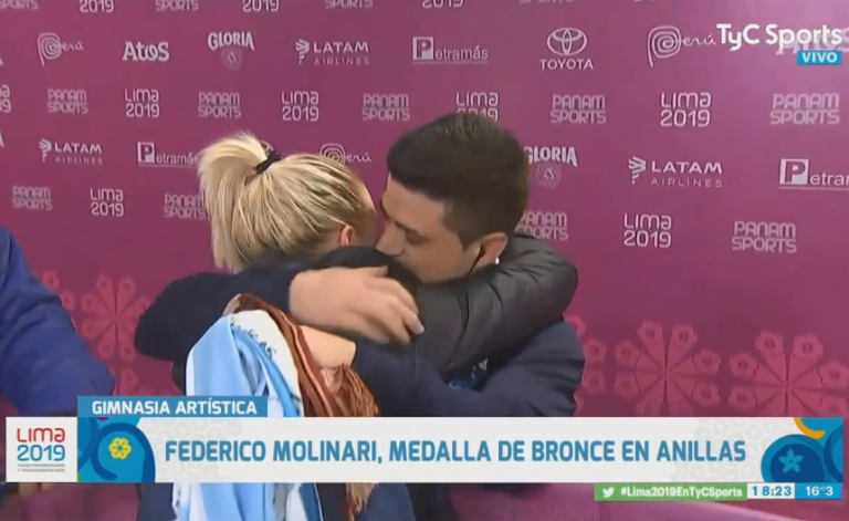 ¡Tierno! Argentino pidió matrimonio a su novia tras ganar medalla en los Panamericanos