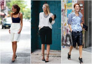 Bermudas largos: La prenda que reemplazará a la falda lápiz