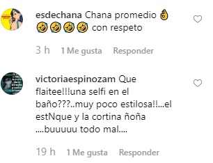 Camila fue acusada de flaite