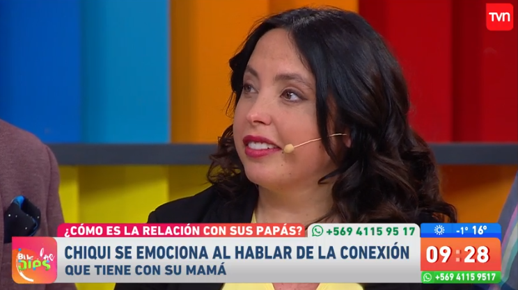Chiqui Aguayo se emocionó al hablar de su madre en el matinal