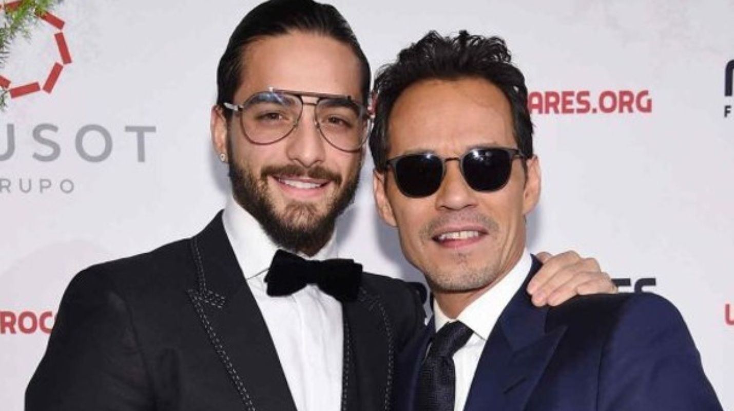 La foto de Marc Anthony junto a Maluma que despertó la furia entre sus fanáticos