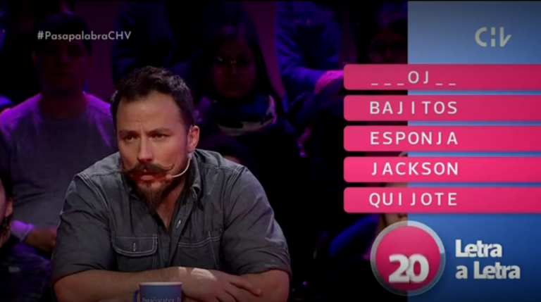 Gonzalo Egas generó reacciones con su bigote en "Pasapalabra"