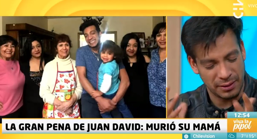 El cantante juan david todavía procesa la muerte de su madre