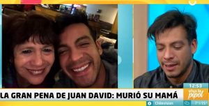 Juan David Rodríguez muy afectado en "Viva la pipol" por reciente muerte de su madre
