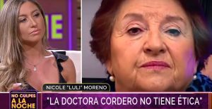 Nicole Moreno arremetió contra la doctora Cordero: "No tiene ética"