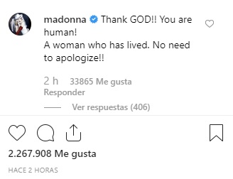 Madonna le comentó a Miley