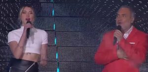 Millaray Mandiola fue duramente criticada en "Rojo" por presentación junto a Luis Jara