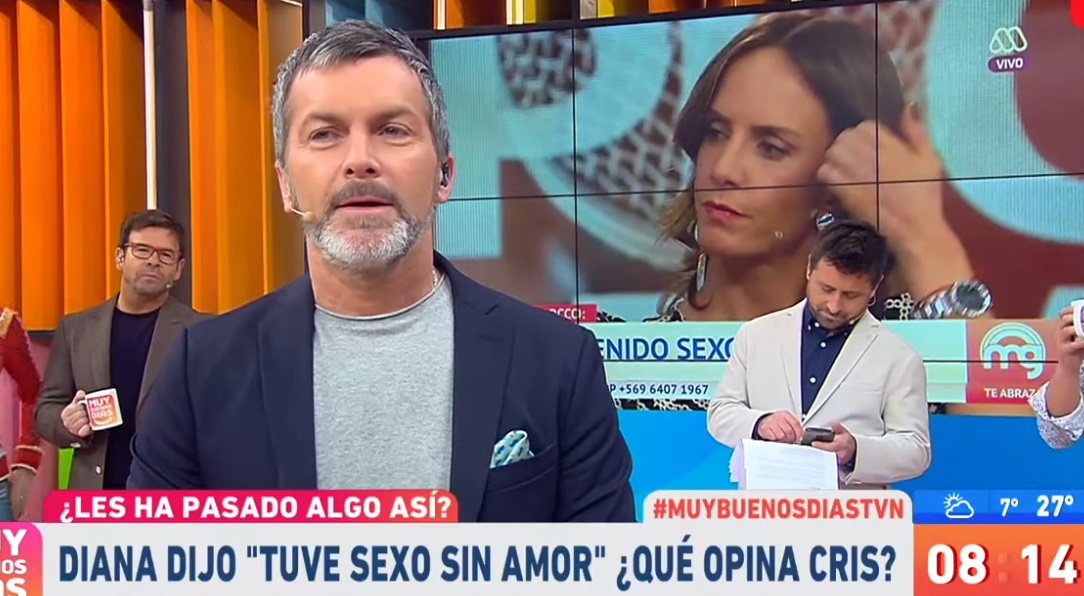 Cristián Sánchez le responde a Diana Bolocco por su confesión