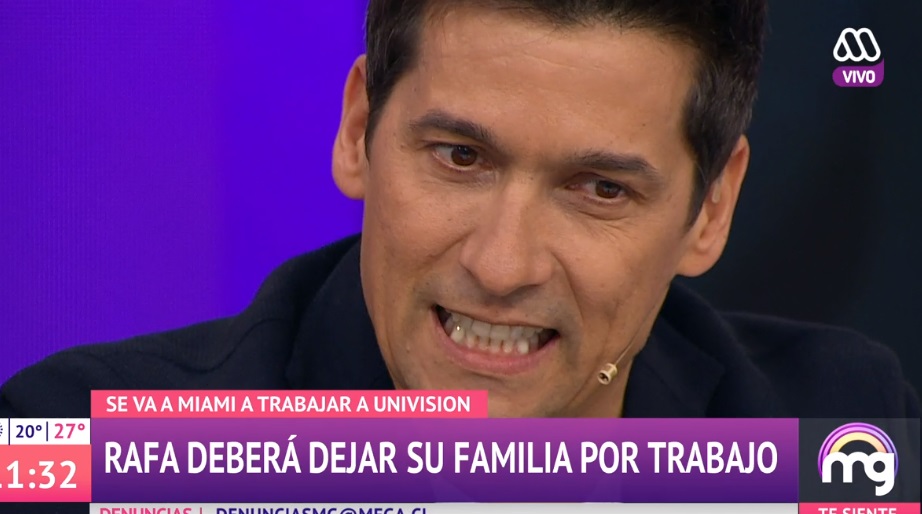 Araneda contó lo difícil que es para él separarse de su familia