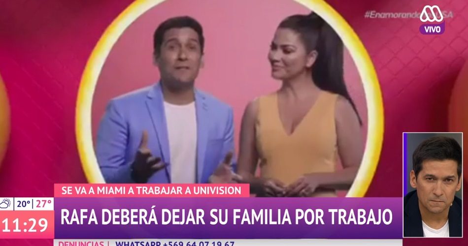 Araneda contó su mayor miedo al trabajar en Estados Unidos