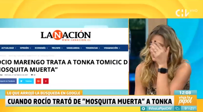 Roció Marengo por mosquita muerta a Tonka