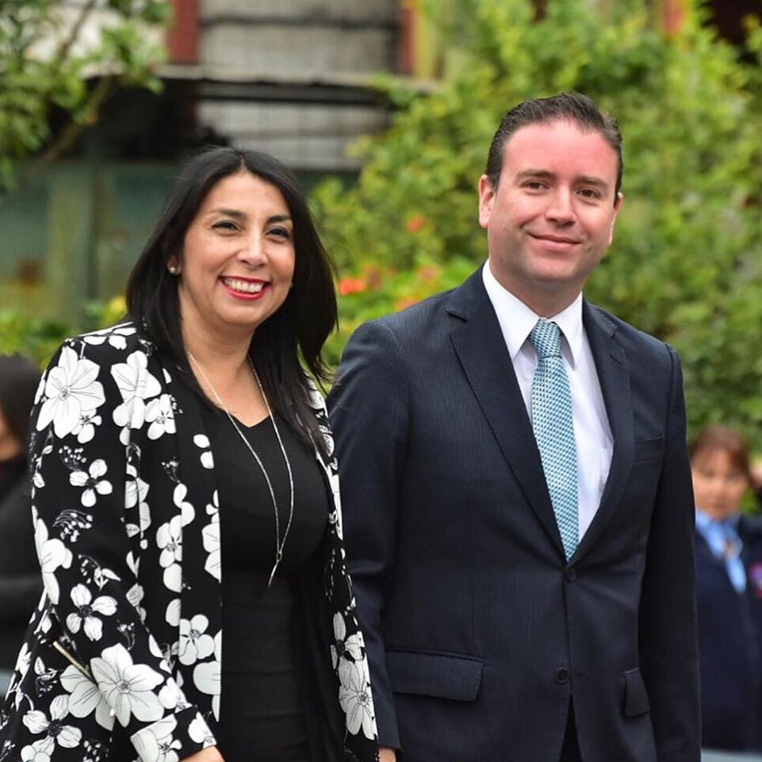 Karla Rubilar y Christian Pino 