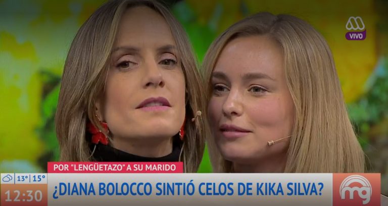 Diana Bolocco encaró a Kika Silva por "lengüetazo" a Cristián Sánchez: "No te hagas la cucha"