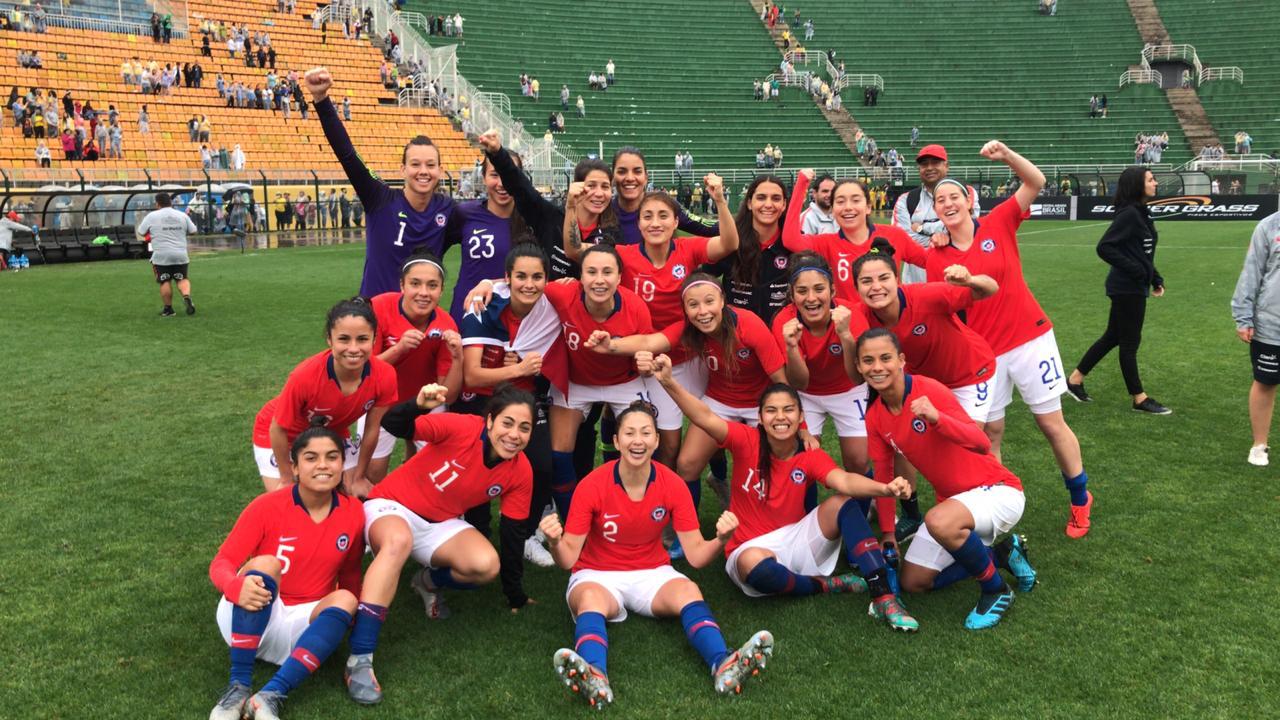 La "Roja" femenina le ganó a Brasil, coronándose como campeona de cuadrangular amistoso