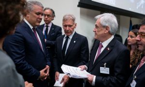 Harrison Ford envió mensaje sobre el cambio climático a los chilenos