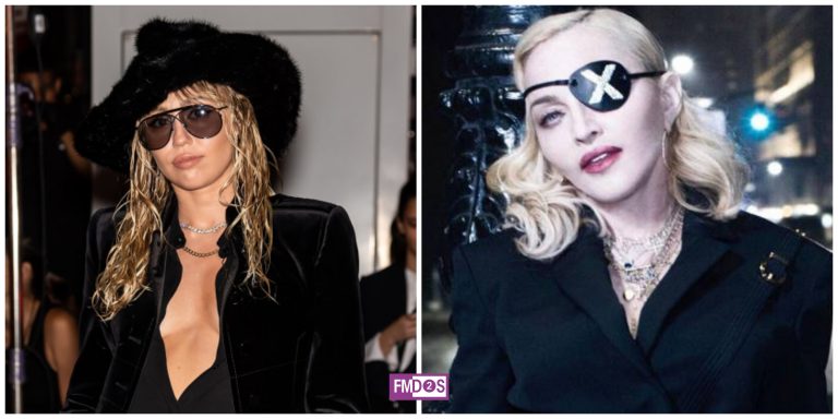 Miley Cyrus sorprende con fotos al estilo de Madonna