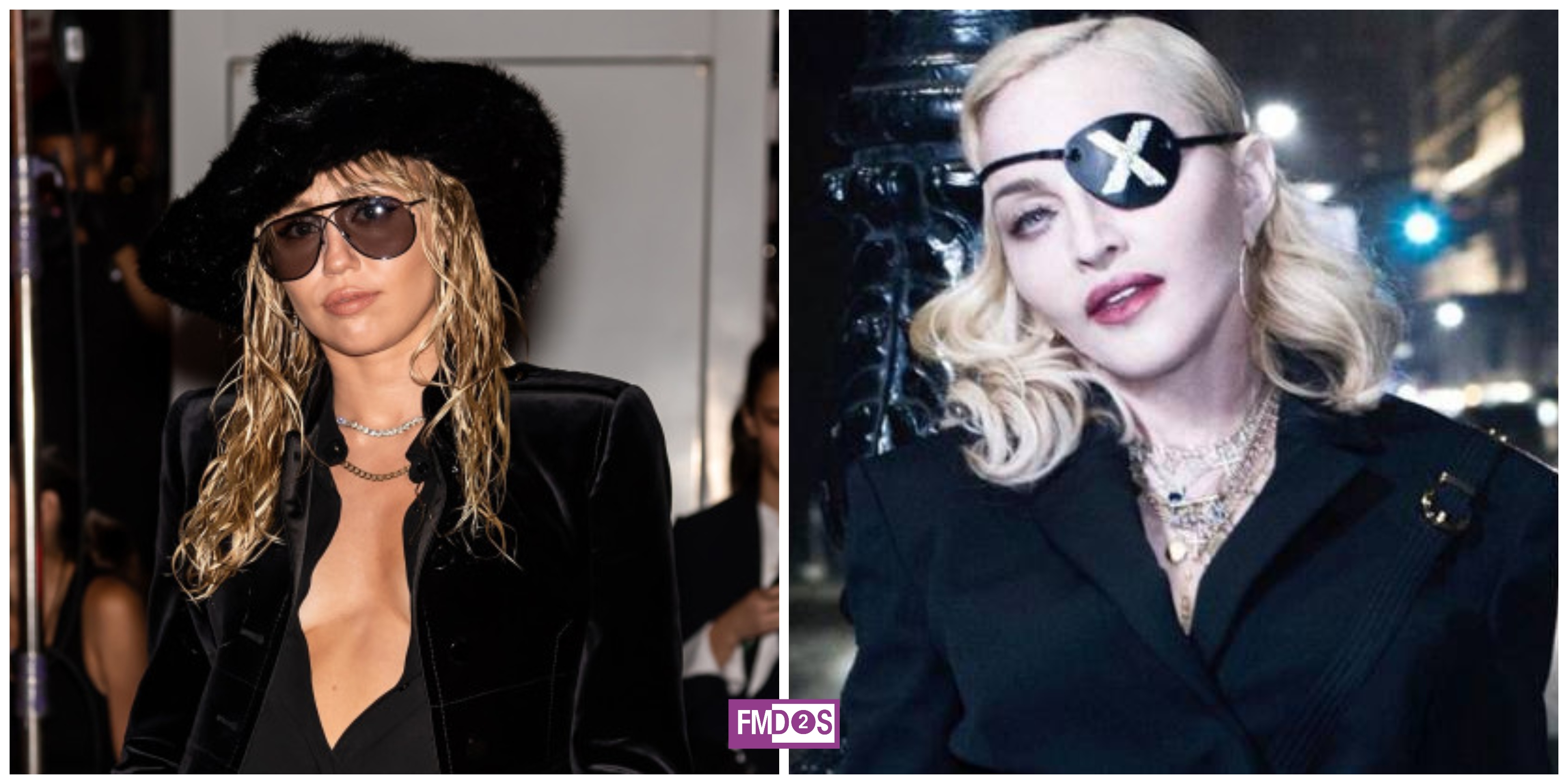 Miley Cyrus sorprende con fotos al estilo de Madonna