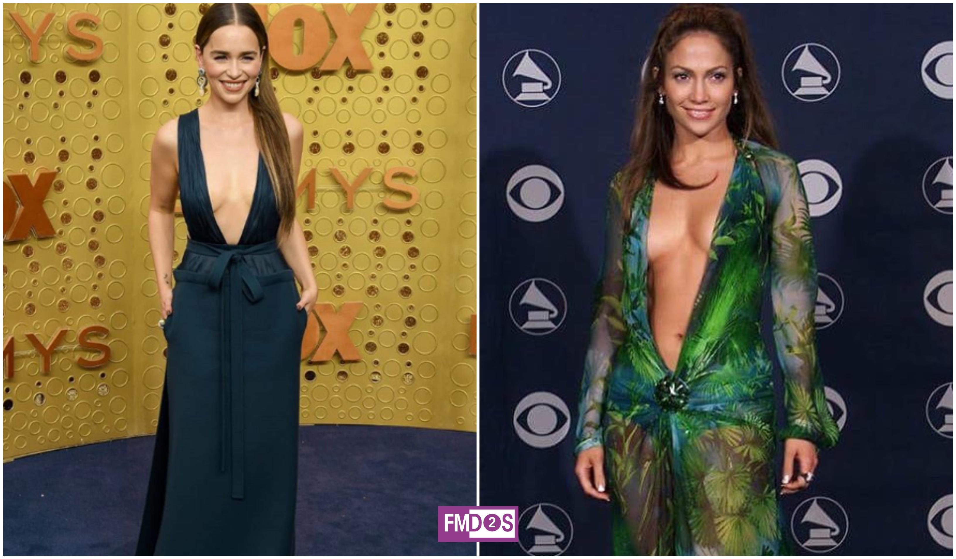 Emilia Clarke se inspiró en JLo para su look en los Emmy y así respondió ella