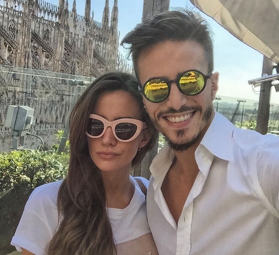 Aylen se reencontró con Maroc en Milán