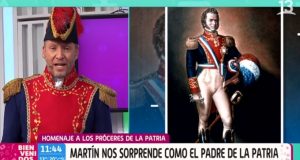 Equipo de "Bienvenidos" se caracterizó de los héroes de la Patria