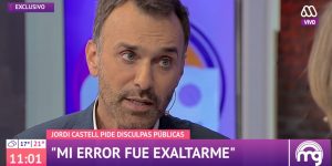 Jordi Castell hizo su mea culpa en "Mucho gusto": 'Mi error fue exaltarme'