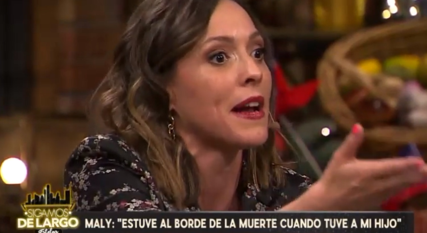 La comediante estuvo al borde de la muerte en su parto