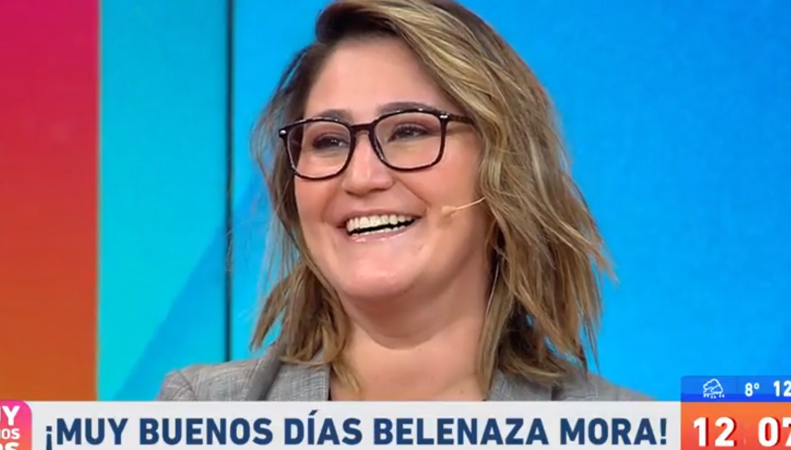 ¡Sorpresa! Belén Mora se sumó al panel de "Muy buenos días"