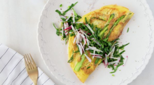 ¿Ganas de algo nuevo? Prueba este omelette vegetariano