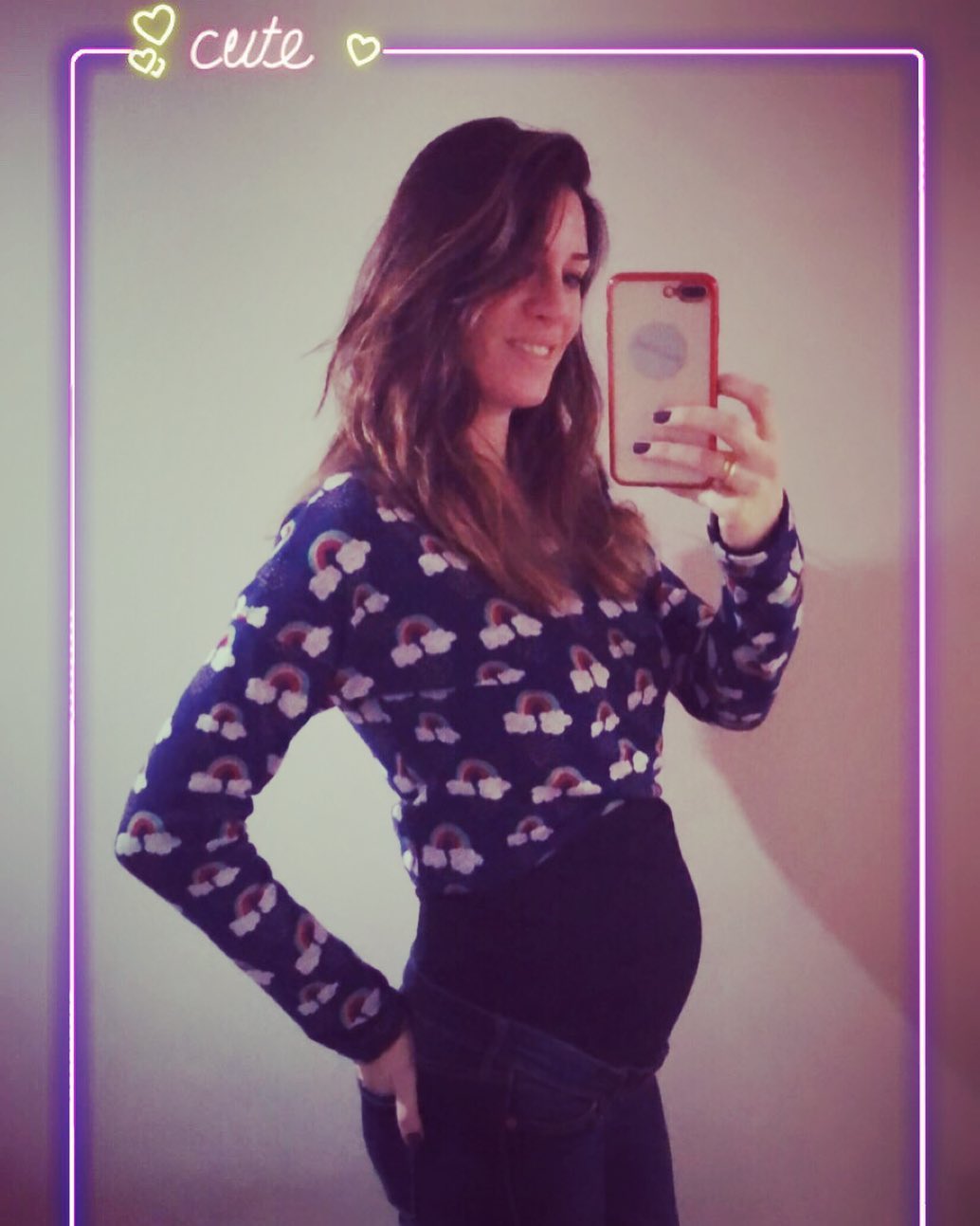 Ansaldo anunció que tendría un bebé el pasado julio 