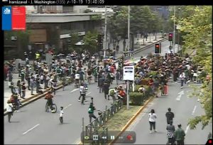 Nuevos enfrentamientos en Plaza Maipú y Santiago Centro