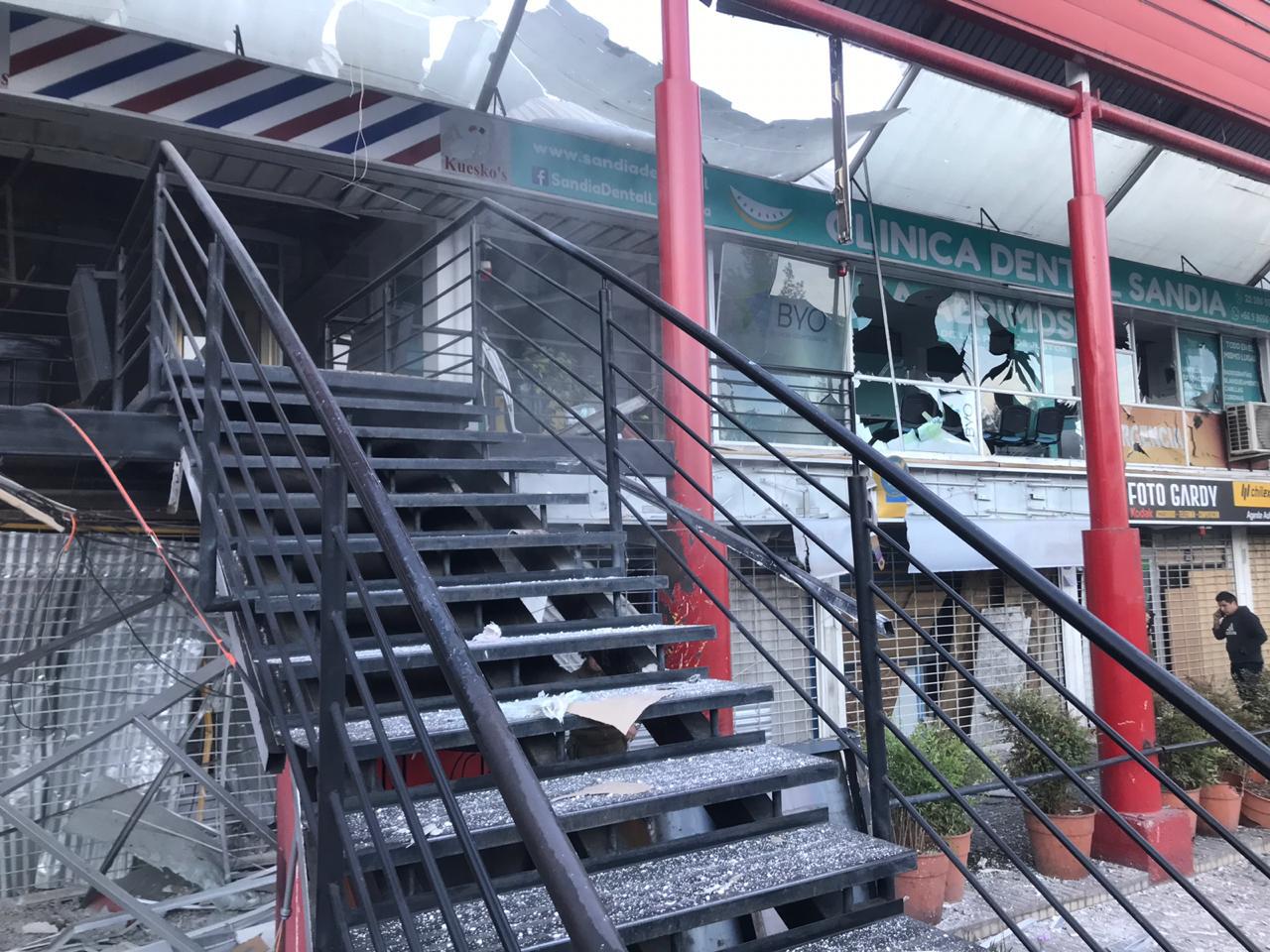 Bombazo en comuna de La Florida provocó fuga de gas