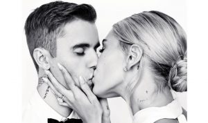 Hailey Bieber mostró por primera vez su increíble vestido de novia