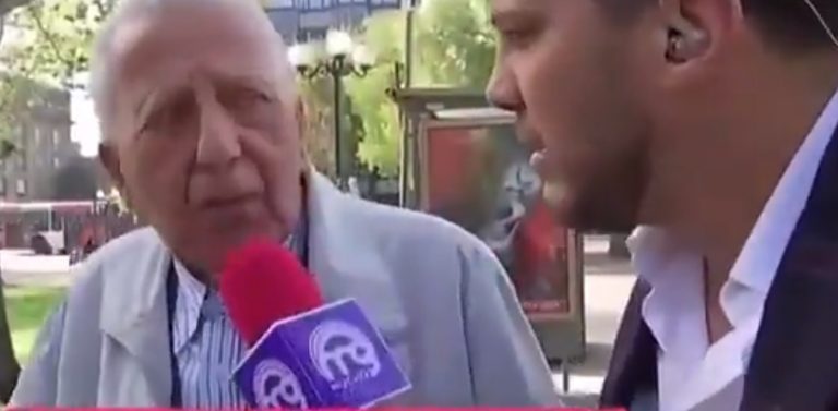 Enojado caballero protagonizó despacho de "Mucho gusto"