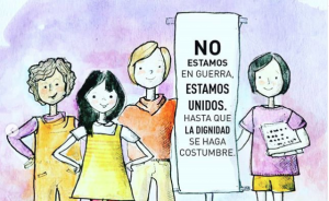Crean carta ilustrada para explicar a los niños lo que pasa en Chile