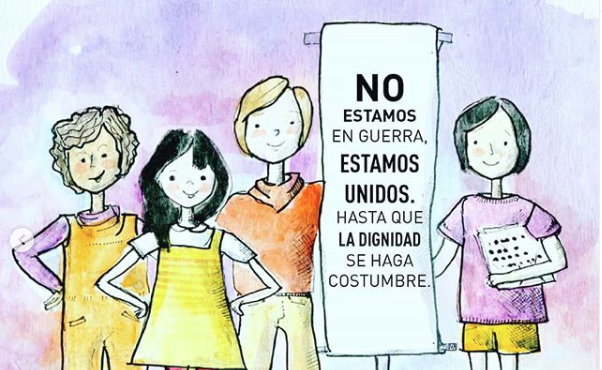 Crean carta ilustrada para explicar a los niños lo que pasa en Chile