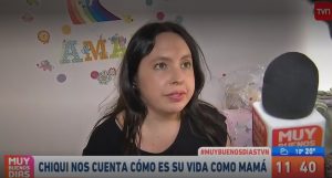 Chiqui Aguayo reapareció en "Muy Buenos Días" a un mes de dar a luz