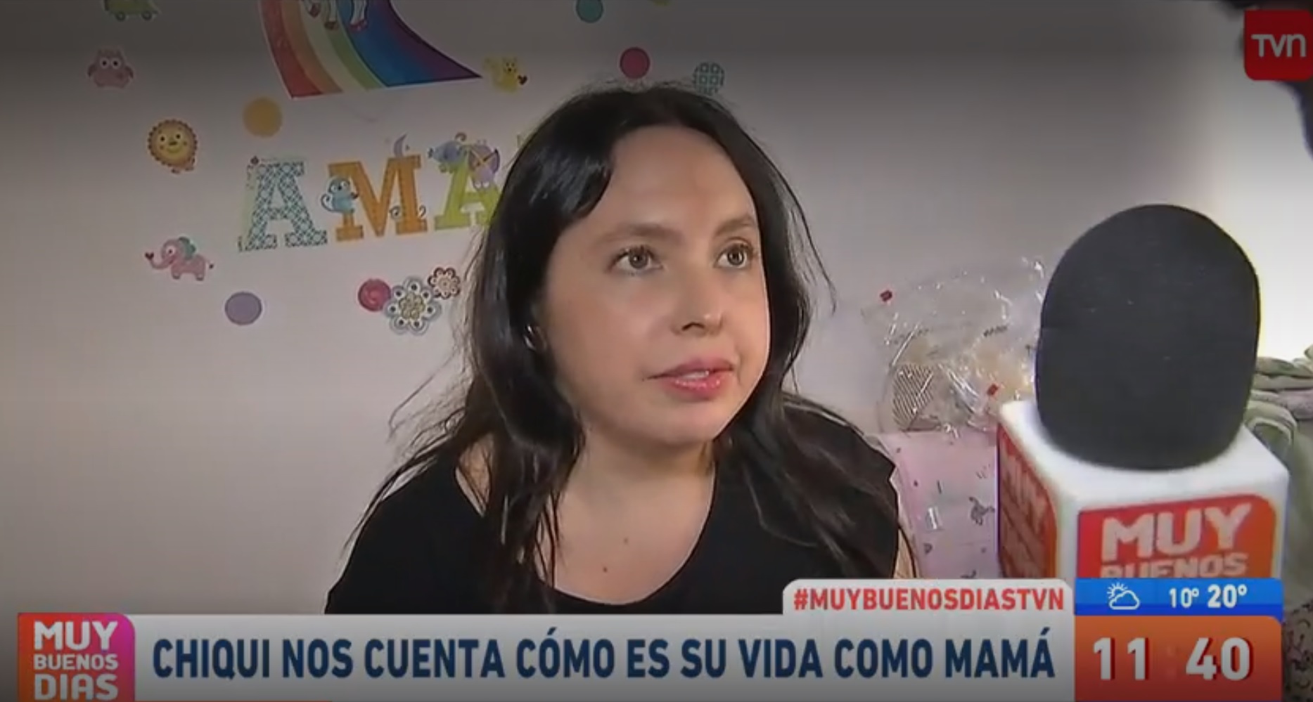 Chiqui Aguayo reapareció en "Muy Buenos Días" a un mes de dar a luz