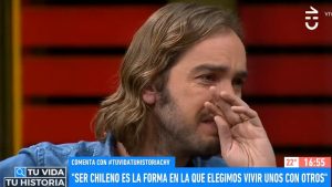 Nicolás Cruz se emociona al hablar de la empatía y su conexión con el estallido social en Chile