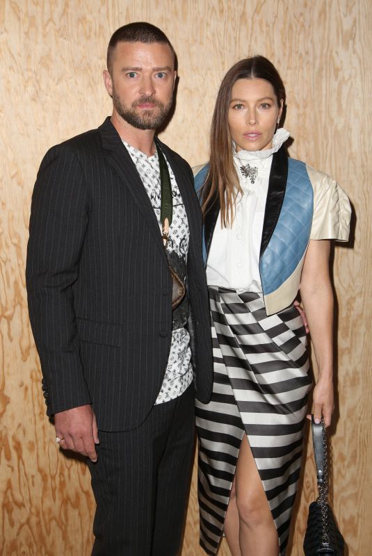 Timberlake y Biel pasaron un susto en la semana de la moda
